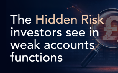 The Hidden Risk Investors See in Weak Accounts Functions